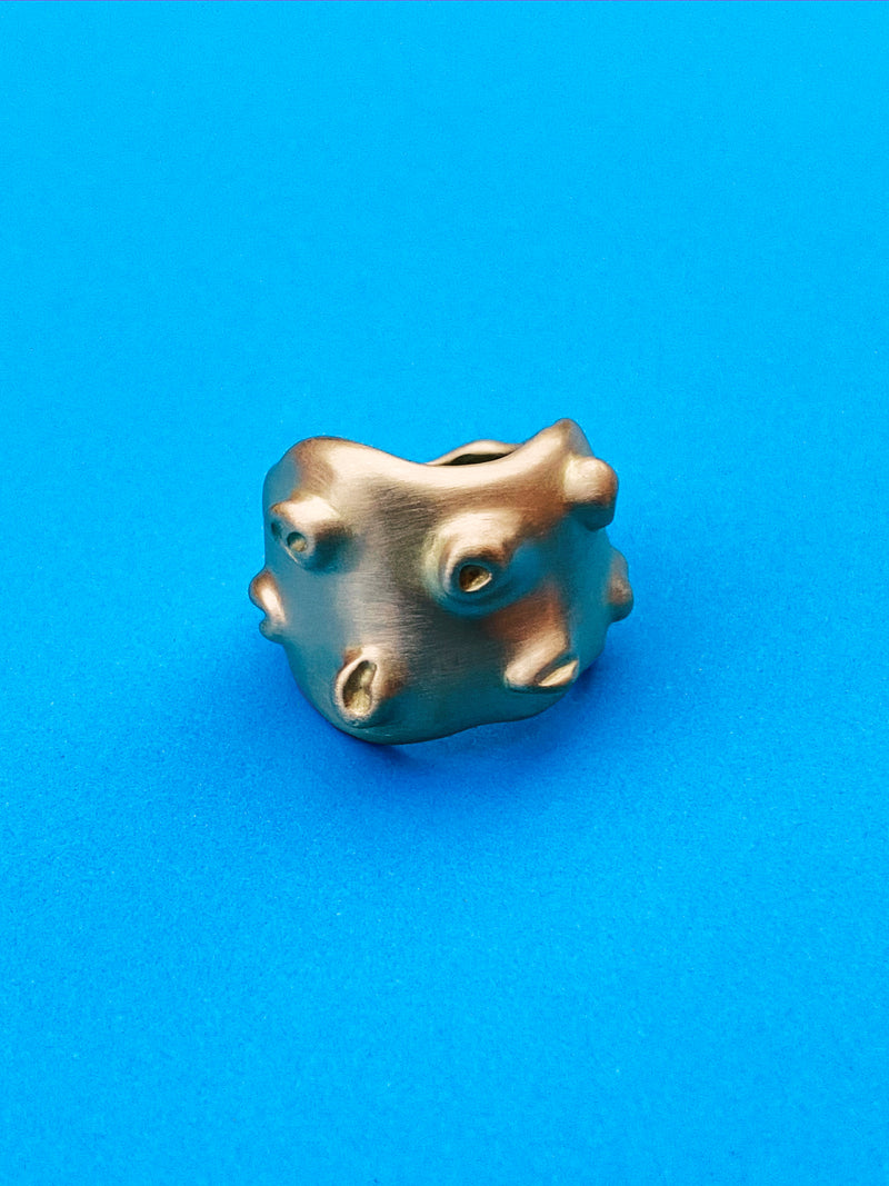 Gold 18K Ring Danish Design Jo Riis-Hansen Jewelry Jewellery Handmade Art Smykker Ring Dansk Design Håndlavet Specielt Design Kunst Guld 